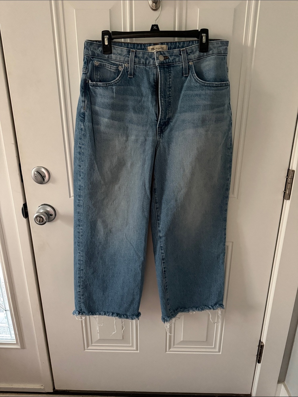 Madewell Women’s High-Rise Curvy Perfect Vintage Wide-Leg Crop Jeans - Size 30P